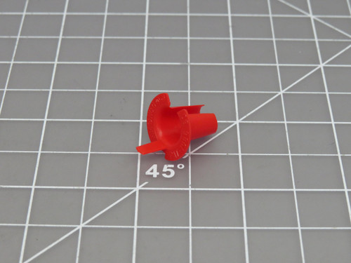 Lot of 100 Thomas & Betts 390  Red Anti-Short Bushings For Sale