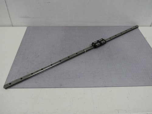 Lot of 2 THK SSR20  Linear Motion Bearing on 42 Inch Rail For Sale