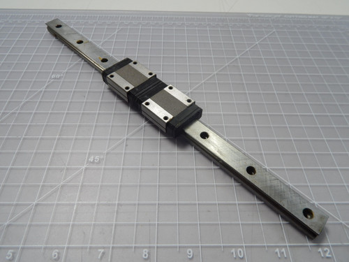 Lot of 2 NSK LU15  12 In Linear Bearing Rail & Slide For Sale