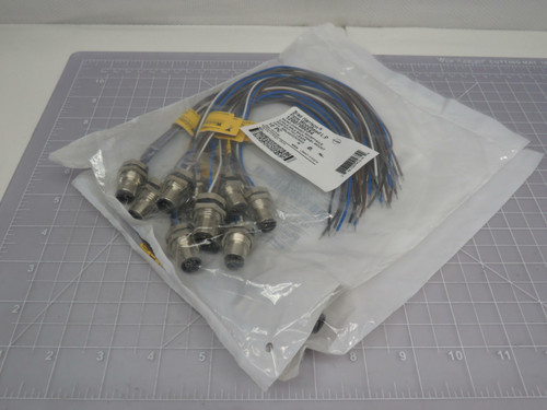 Lot of 13 Brad Harrison 1200700234 8R5J46E03C3003 Circular Metric Connectors MIC 5P MR BPM 30CM #22/1 PG9 For Sale