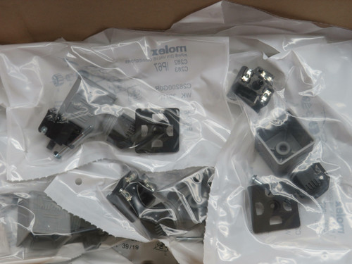 Lot of 25 Molex 1212010005 C28200G0R mPm DIN Valve Connector Form A-18mm External Thread 2 Pole Plus Ground Terminal 250V AC/DC Gray Nitrile Gasket  Unmounted Single Pack For Sale