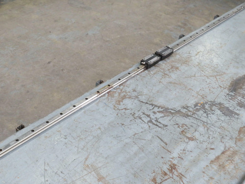 Lot of 2 THK HSR20  Linear Bearing Block  w/82.5 In Linear Rail For Sale
