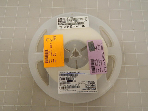 LOT OF 9826 YAGEO PHYCOMP RC0402JR-071KL RC0402JR-071KL THICK FILM RESISTORS T72506