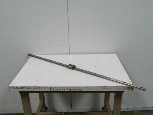 THK SR20  Linear Bearing Blocks in a 47 In Rail For Sale