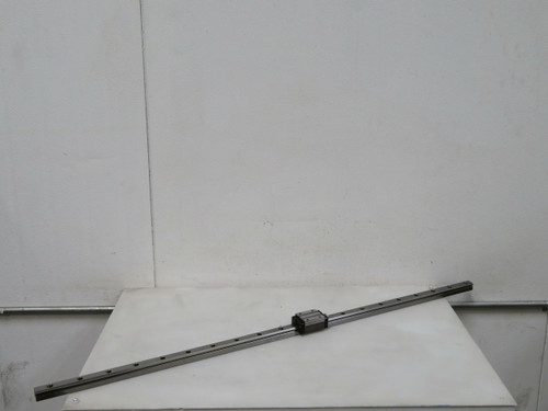 45-002-04  Linear Bearing Block on a 47 In Rail  For Sale