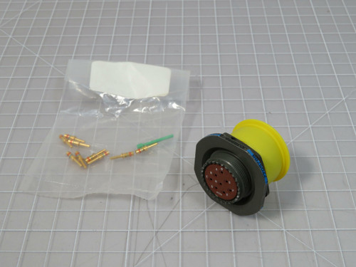 Amphenol Aerospace D38999/24WE8PN MS27488-16-2 Circular 5 Pin Jam Nut Connector  For Sale