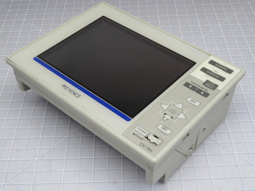 Keyence CV-751  Operator Color Interface 5.5 In w button damage  For Sale