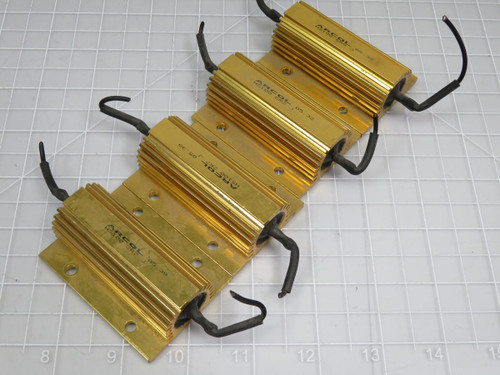 LOT OF 4 ARCOL HS100 2R7 J WIRE WOUND CHASSIS MOUNT RESISTOR T200495