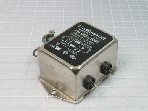 Schaffner FN612-20/06  Power Line Filter   For Sale