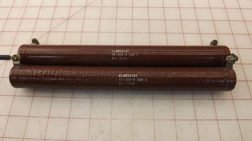 LOT OF 2 CLAROSTAT VK-200-W 411 9246 RESISTORS T31572