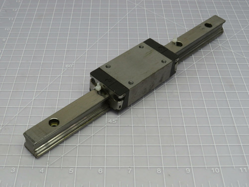 R162381420 782 7210 Linear Bearing Block on a 12 In Rail  For Sale