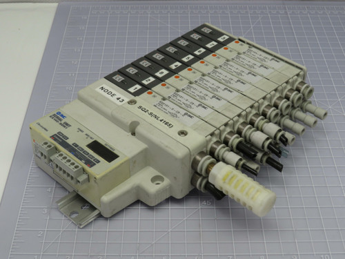SMC EX140-SDN1 SQ2131-5-C8-Q Interface Serial Unit w Solenoid Valves  For Sale