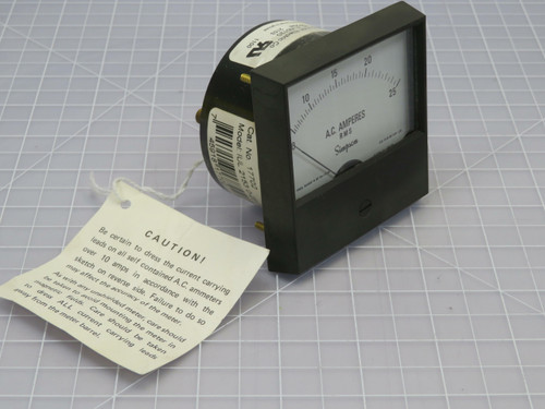 IUL 2153   0-25 ACA 3.5 in Panel Meter  For Sale