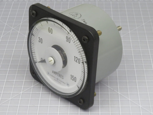 GE  50-103121CAPZ2  Panel Meter DC Amp  For Sale