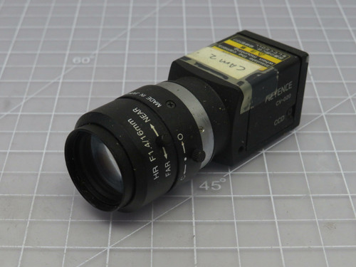 Keyence CV-020  Camera and Lends HR F1.4/16mm  For Sale