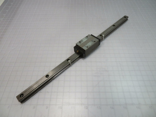 THK SHS15R  Linear Bearing Block on a 15 In Rail  For Sale