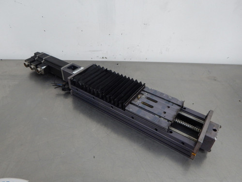 Thomson Superslide Systems 2RBM120DMG 17 1/2" Superslide  Ball Screw Linear Stage Positioner w/ Allen-Bradley N-2304-1-F04AA Motor  For Sale