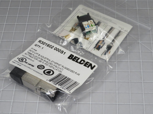 Belden  R301602 000S1  Plug Connector RJ45 1x1 CAT6A  For Sale