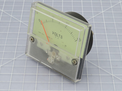 Type DE-6 Panel Meter 0-30 VDC  For Sale