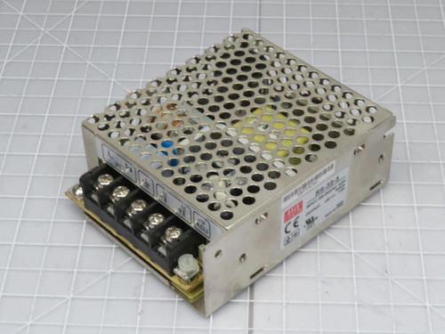 MEAN WELL RS-35-5 AC-DC SINGLE OUTPUT ENCLOSED POWER SUPPLY T200677