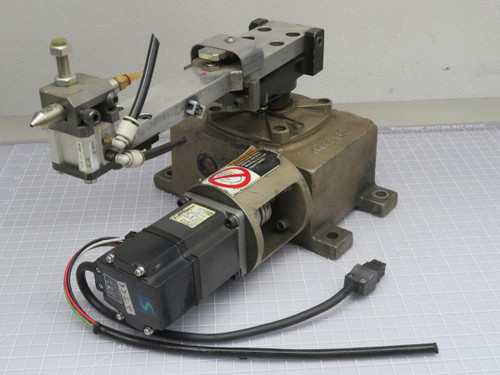 MITSUBISHI HC-MFS23 -D-FR- AC SERVO MOTOR W BEPHONY REDUCER T195897