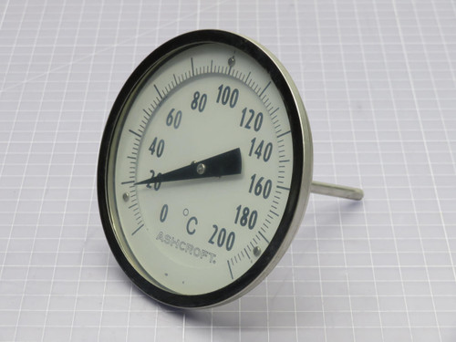 Ashcroft  10 C  0-200C TEMPERATURE GAUGE  For Sale