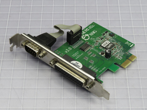 SIIG  JJ-E00011-S3  Cyber 1S1P PCIe Network Interface Controller Card  For Sale