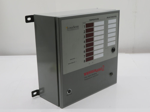 LUMASENSE 00-14740-38 THERMASSET 2 FIBER OPTIC WINDING TEMPURATURE CONTROLLER T211661