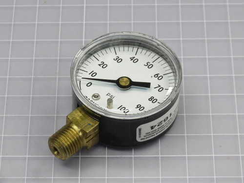 Ashcroft  20W1005 H 02L 100  Pneumatic Gauge  For Sale