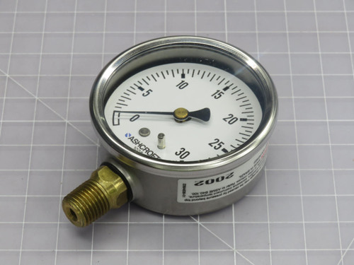 ASHCROFT  63-1008-A-02L-30  PRESSURE GAUGE  For Sale