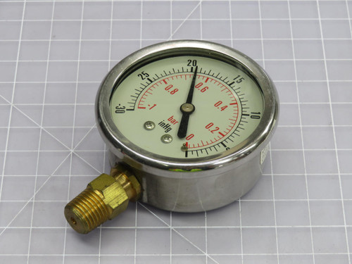 DYNAMIC FLUID COMPONENTS  CF1V-000A  PRESSURE GAUGE  For Sale