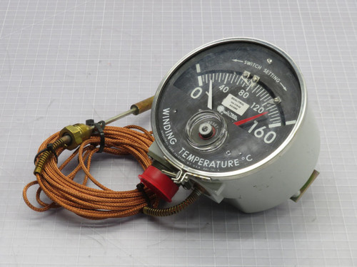 QUALITROL  104-379-02  WINDING LEVEL TEMPERATURE THERMOMETER  For Sale