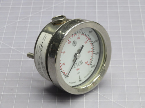 McDaniel Controls  AB21205 KPUB  Pressure Gauge  For Sale
