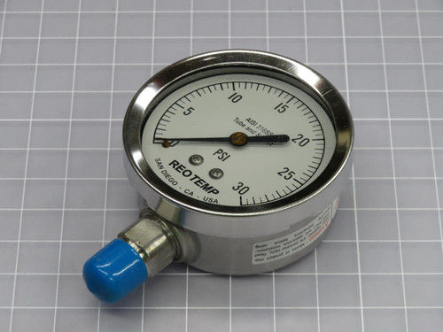 REOTEMP  PR25SS1A4P16-G-P  PRESSURE GAUGE  For Sale
