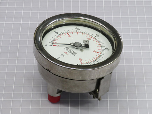 MCDANIEL CONTROLS  AB 30512 E6KUB  PRESSURE GAUGE  For Sale