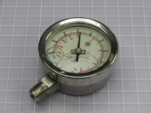 MCDANIEL CONTROLS  AB50303 KVBGF  PRESSURE GAUGE  For Sale