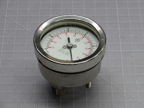MCDANIEL CONTROL  AB 21015  PRESSURE GAUGE  For Sale