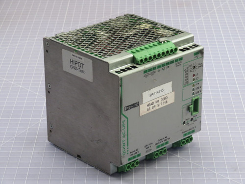 PHOENIX CONTACT  QUINT-UPS/1AC/1AC/500VA  UNINTERRUPTIBLE POWER SUPPLY  For Sale