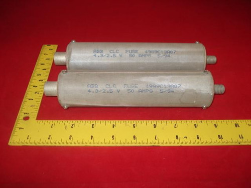 2 ABB 4989C13A07 CLC FUSE 50A 4.3/2.5V T9247