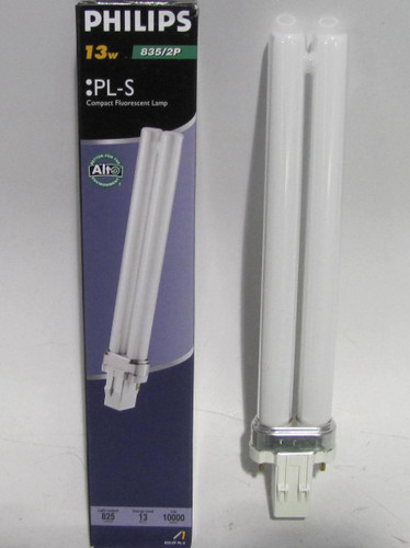 LOT OF 499 PHILLIPS PL-S 835/2P COMPACT FLUORESCENT LAMPS