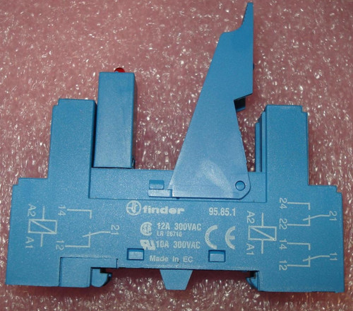 FINDER 95.85.1 TERMINAL SOCKET RELAY BASE 12A 300VAC 1 T5321