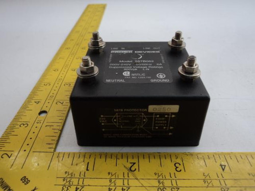 PROTEK DEVICES 587B062 240VAC POWER LINE SURGE SUPPRESSOR T18488