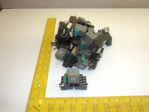 LOT OF 14 POTTER & BRUMFIELD  KHS-17A11-120 RELAYS 4PDT 120VAC COIL T17881