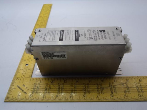 REXROTH INDRAMAT NFD03.1-480-007 POWER LINE FILTER 3XAC 480V 50-60HZ 7A@50*C/25/100/21 T17795