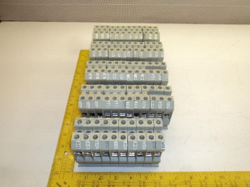 LOT OF 58 ALLEN-BRADLEY 1492-W35 TERMINAL BLOCKS T18956