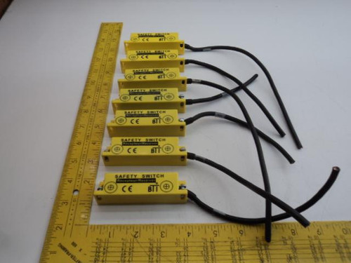 LOT OF 7 BTI ANATOM-78S TRANSMITTER SAFETY SWITCH 24VAC/DC T18971
