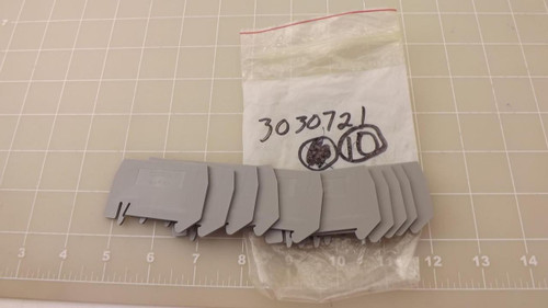 LOT OF 10 PHOENIX CONTACT ATP-ST4 PARTITION PLATES T23901