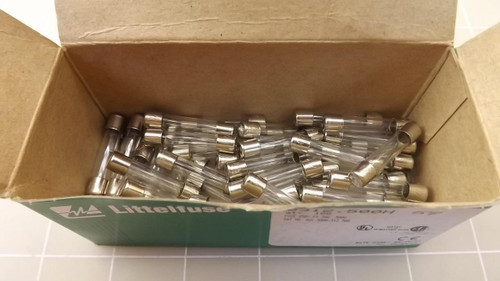LOT OF 54 LITTEFUSE 0312.500H FUSES T24296