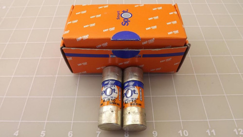 LOT OF 2 FERRAZ SHAWMUT AMP TRAP AJT10 FUSES T24321