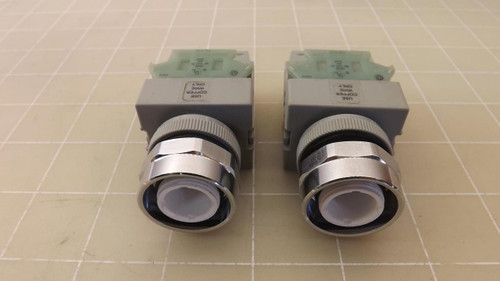 LOT OF 2 IDEC AYLW49911 PUSHBUTTON T26657